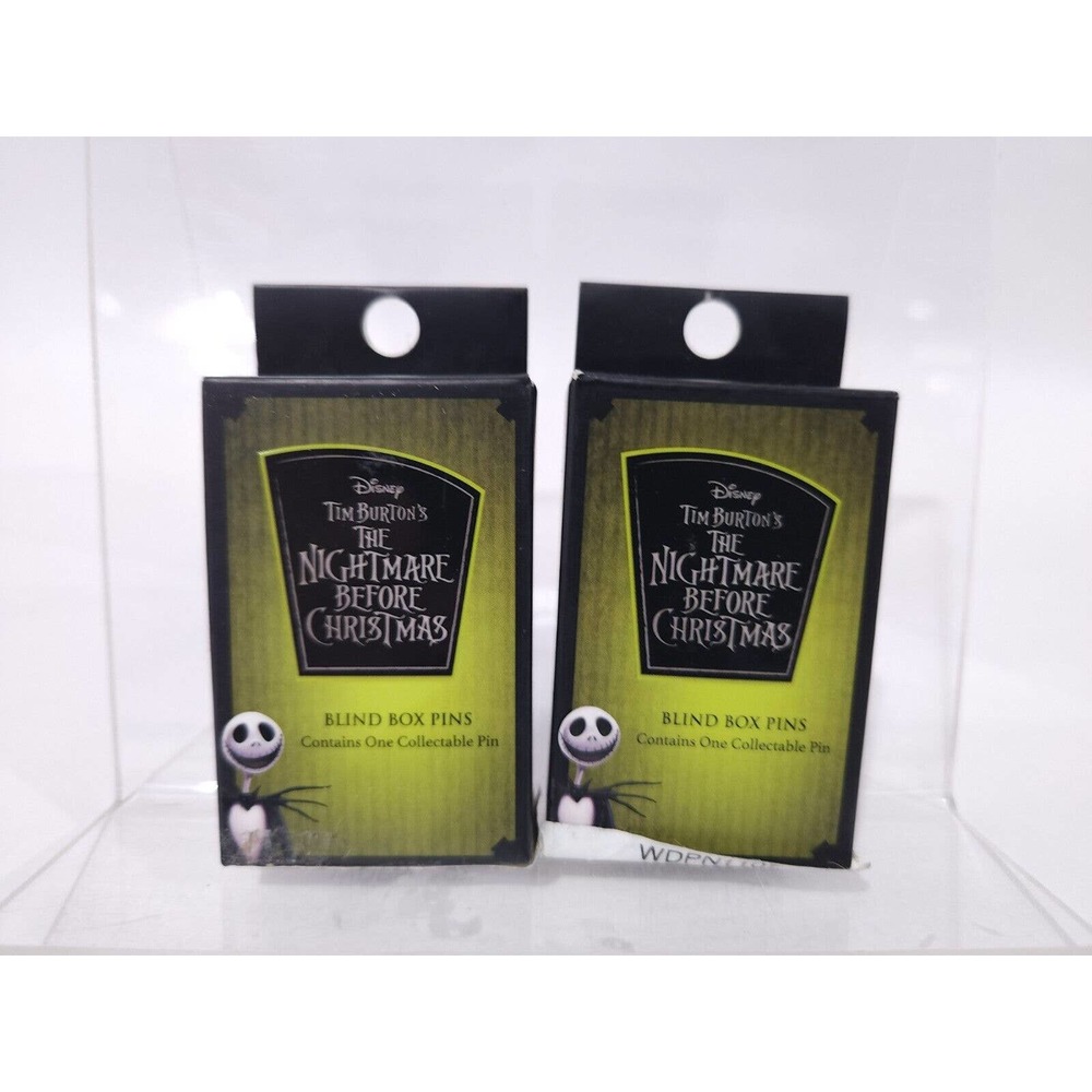 Set of 2 Brand new Loungefly Disney Nightmare Before Christmas Blind Box Pins